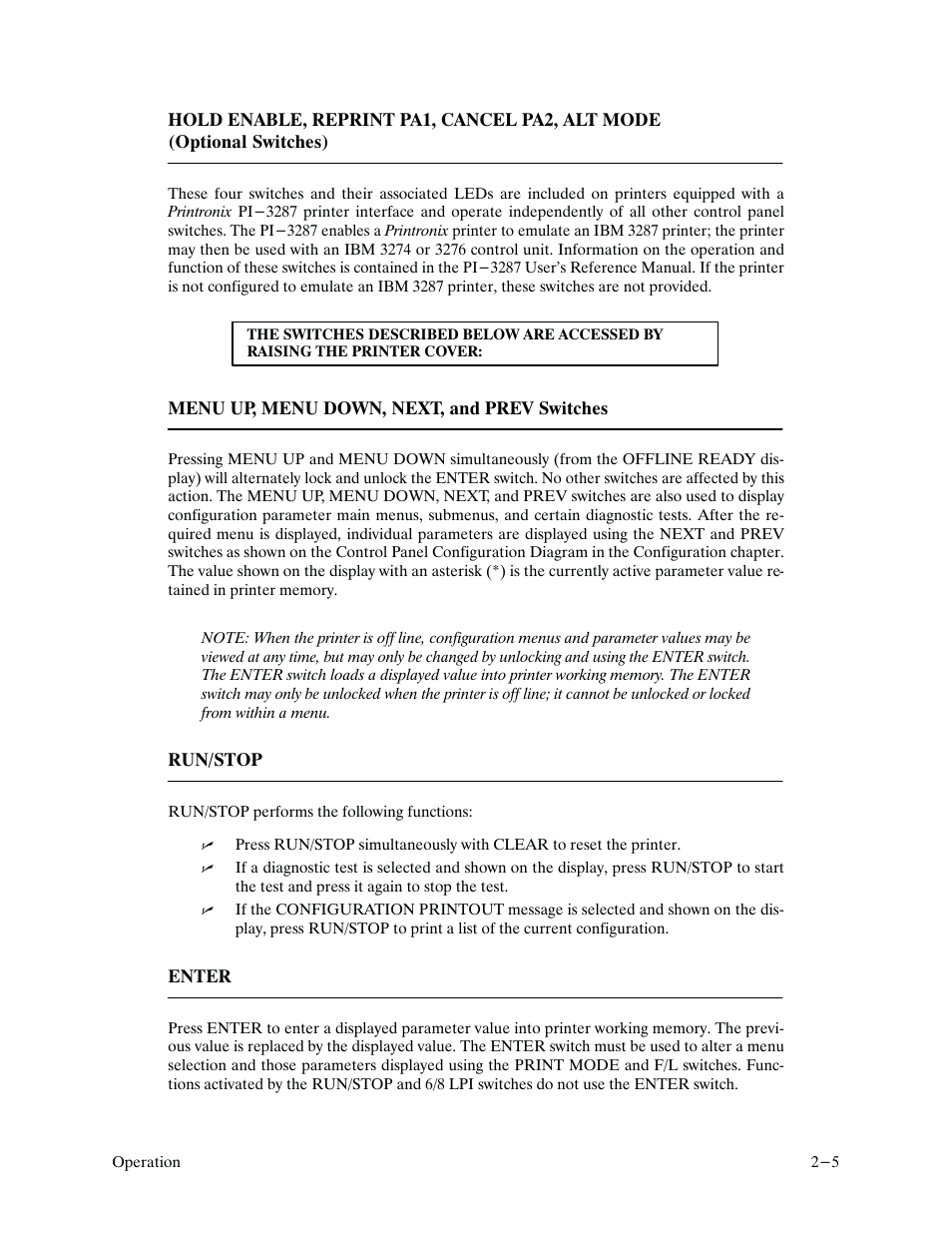 Printronix P9000 Series User Manual | Page 23 / 334