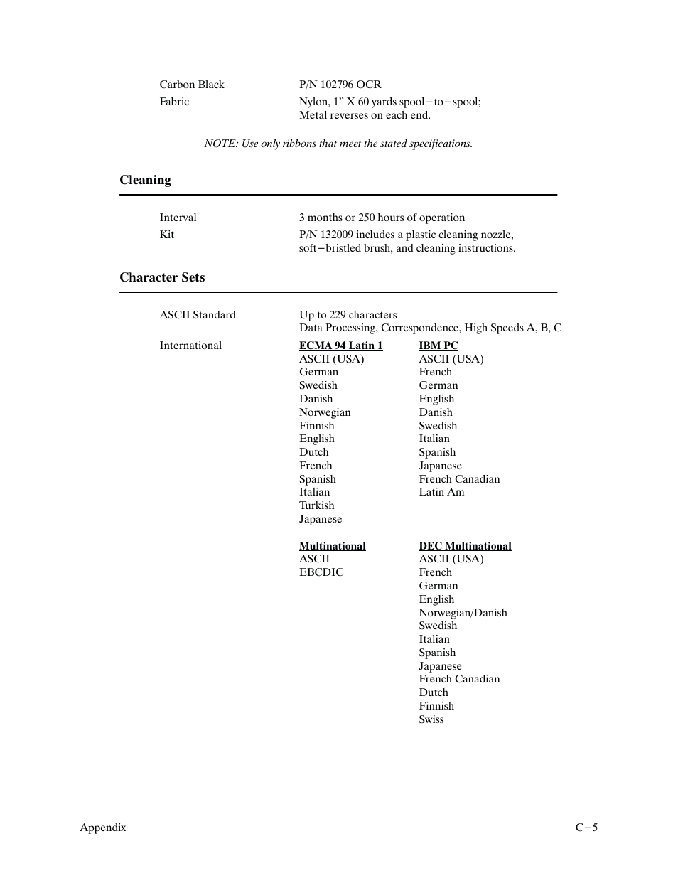 Printronix P9000 Series User Manual | Page 305 / 334