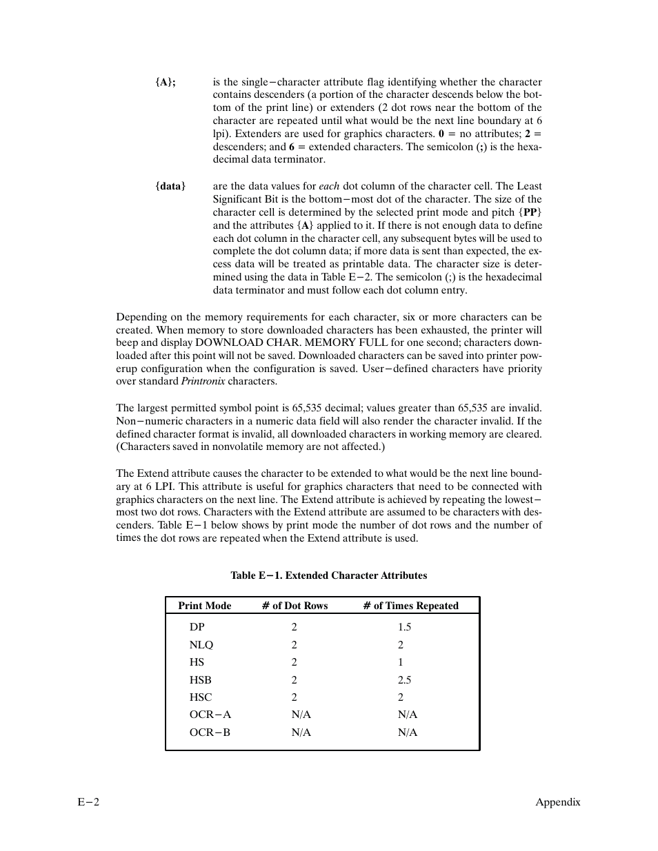 Printronix P9000 Series User Manual | Page 314 / 334