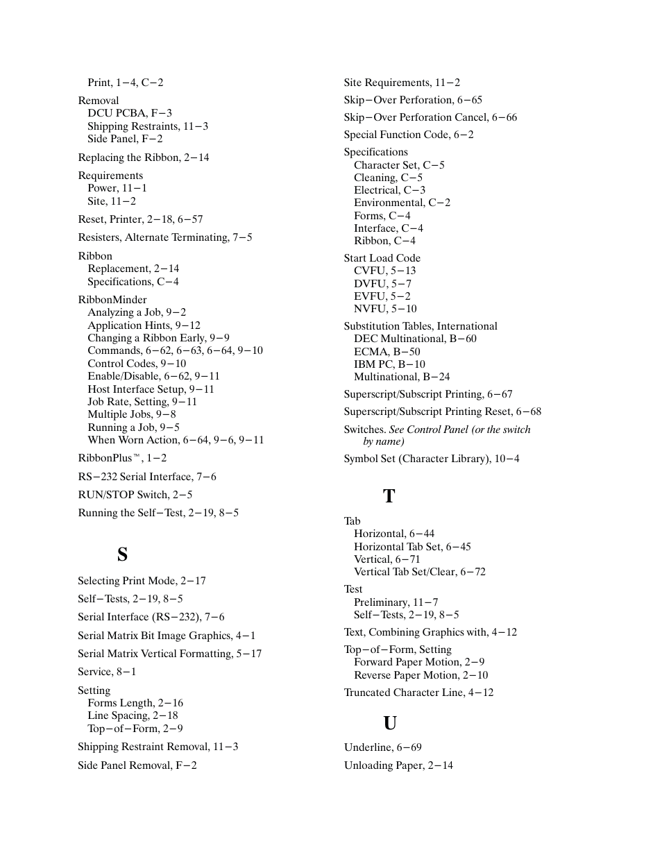 Printronix P9000 Series User Manual | Page 331 / 334