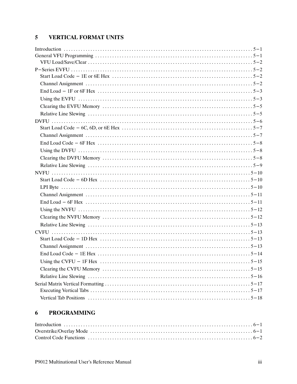 Printronix P9000 Series User Manual | Page 7 / 334