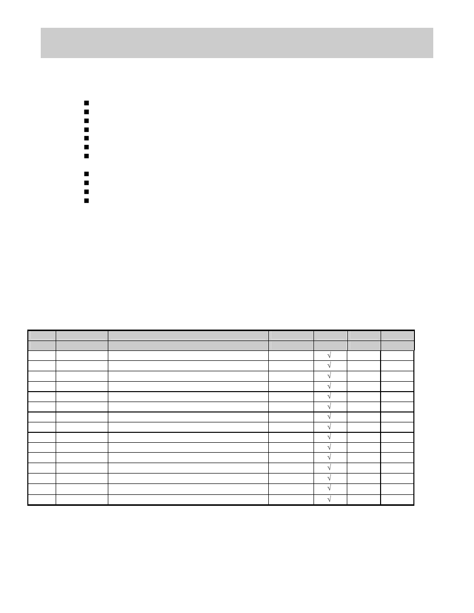 T5000, printronix recommended tools, Unique spares t5204/t5304, Viii | Printronix, Maintenance plan summary | Printronix T5000 User Manual | Page 7 / 16