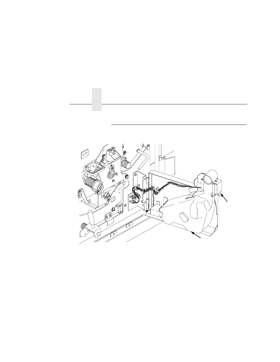 Paper jam near the paper output section | Printronix L5520 User Manual | Page 174 / 244