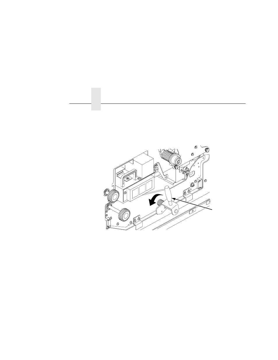 Caution, Check to see if any paper is jammed | Printronix L5520 User Manual | Page 176 / 244