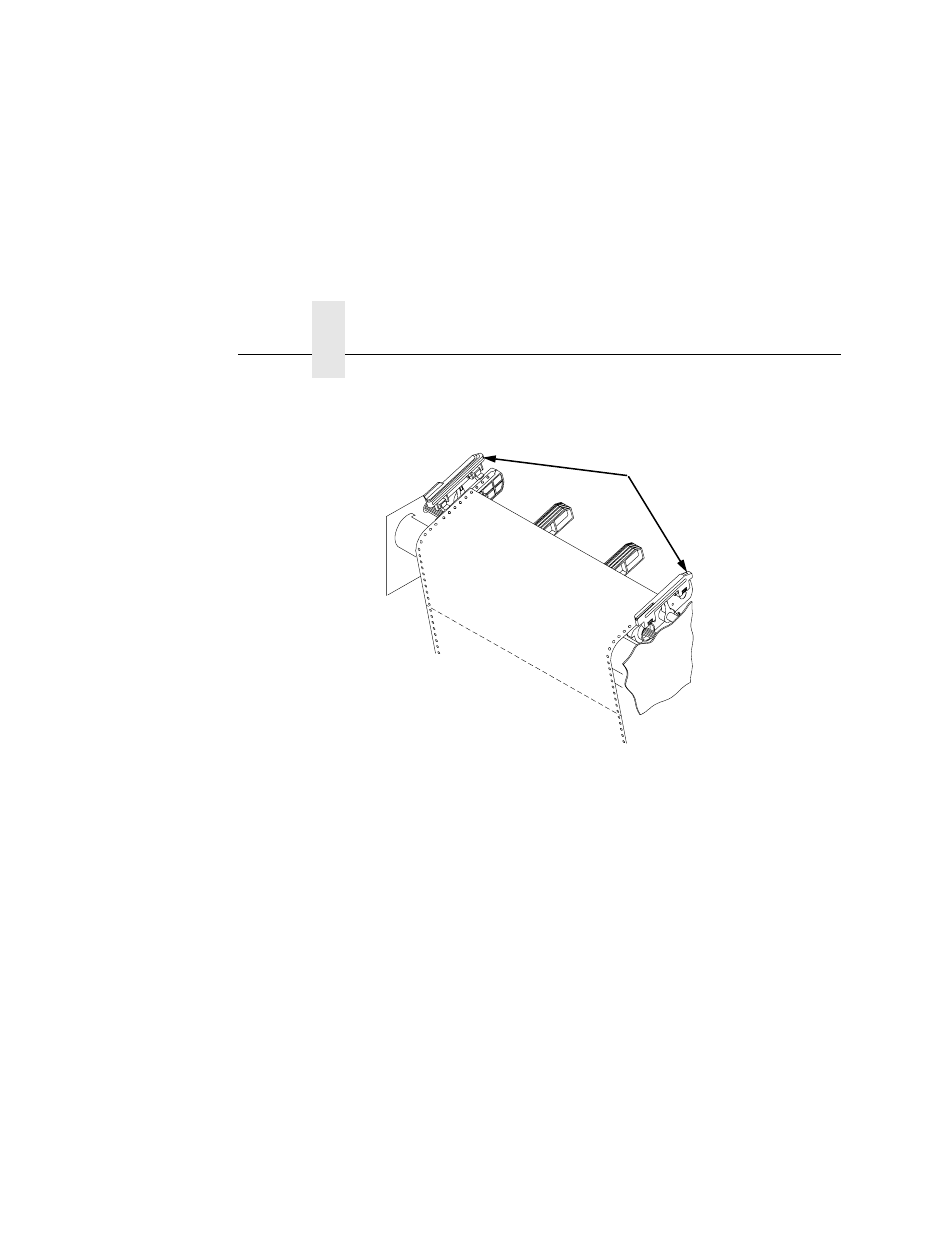 Caution, Load the paper | Printronix L5520 User Manual | Page 178 / 244