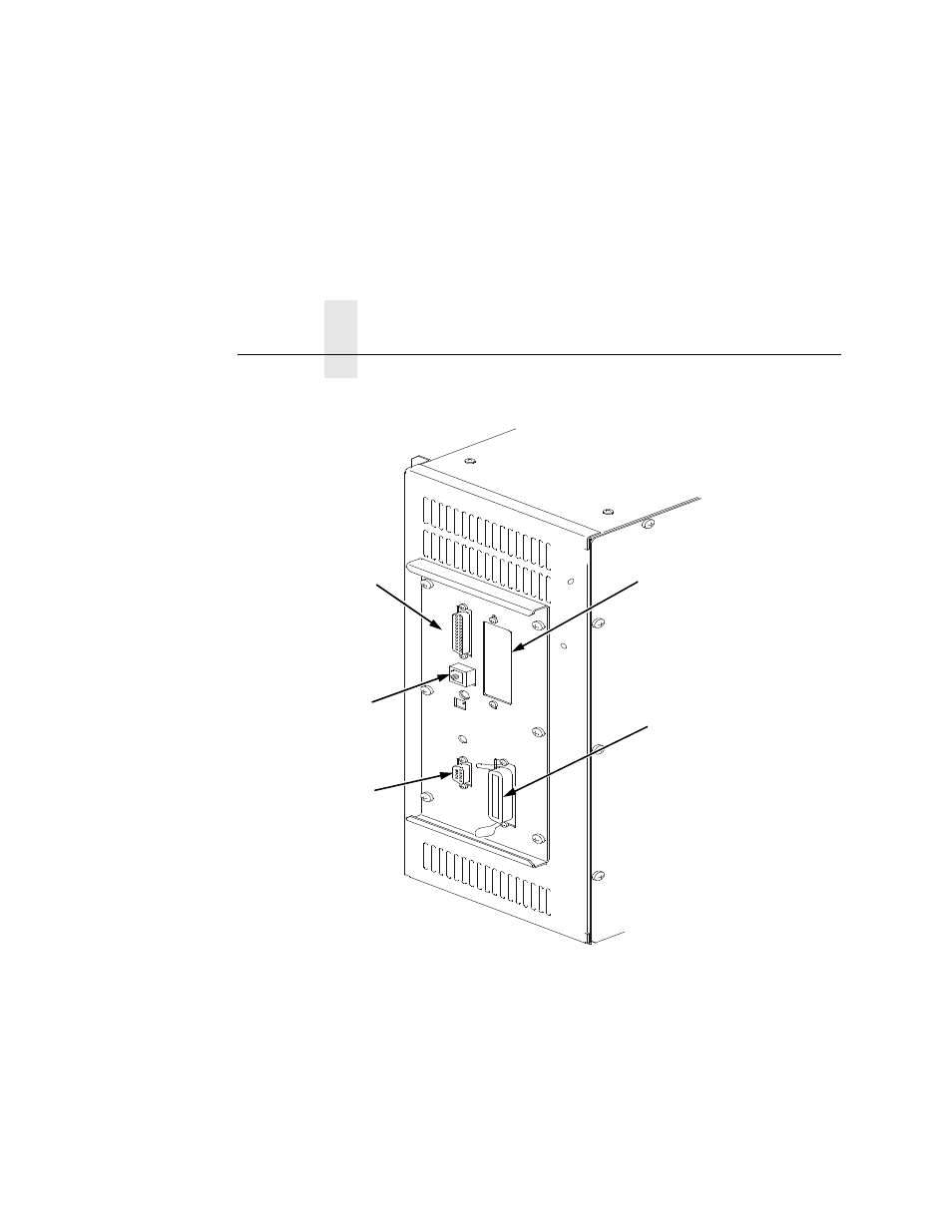 Figure 5 : interface cable connections, Appendix c | Printronix L5520 User Manual | Page 214 / 244