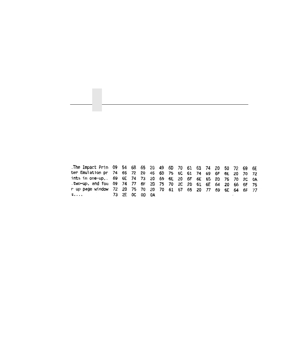 Figure 4 . sample hex dump, Ptx setup option, Setup parse | Setup sfcc | Printronix L5520 User Manual | Page 90 / 244