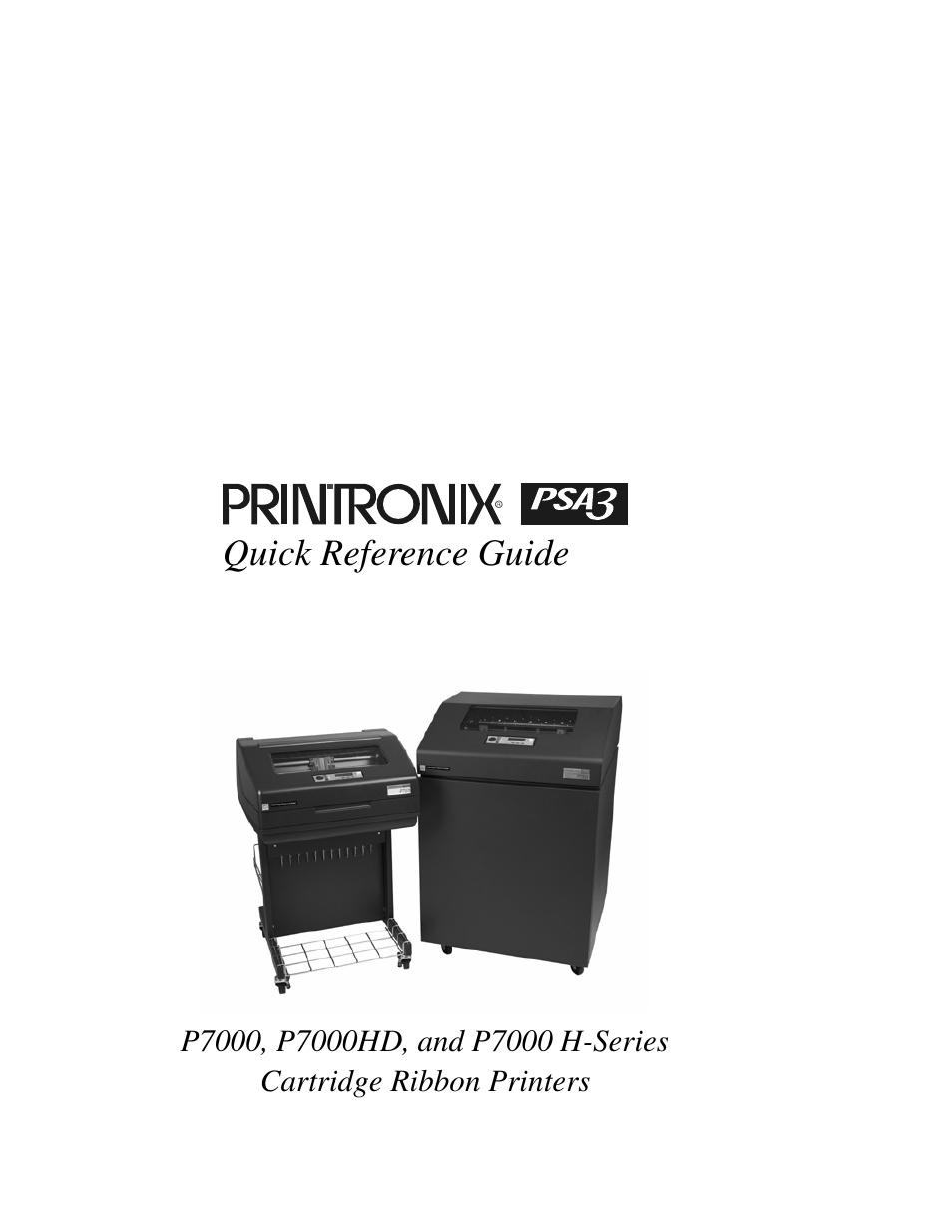 Printronix P7000HD User Manual | 44 pages