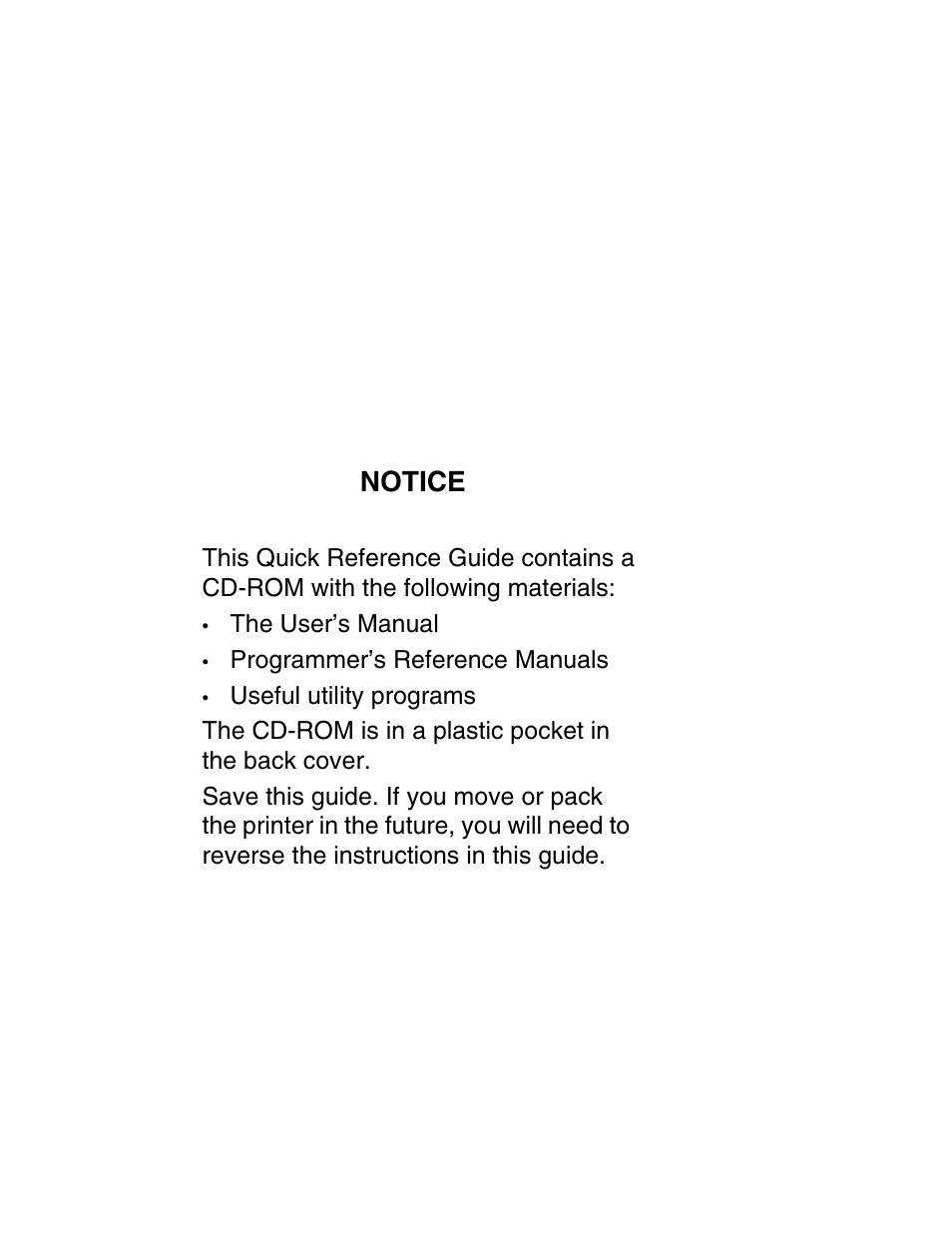 Notice | Printronix P7000HD User Manual | Page 3 / 44