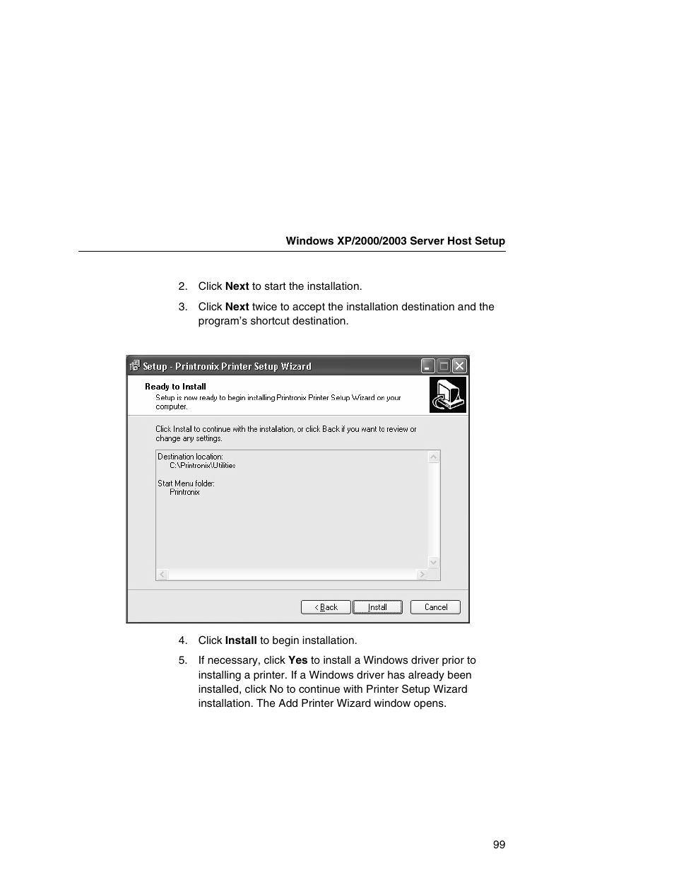 Printronix Integrated Network Interface Card User Manual | Page 103 / 310