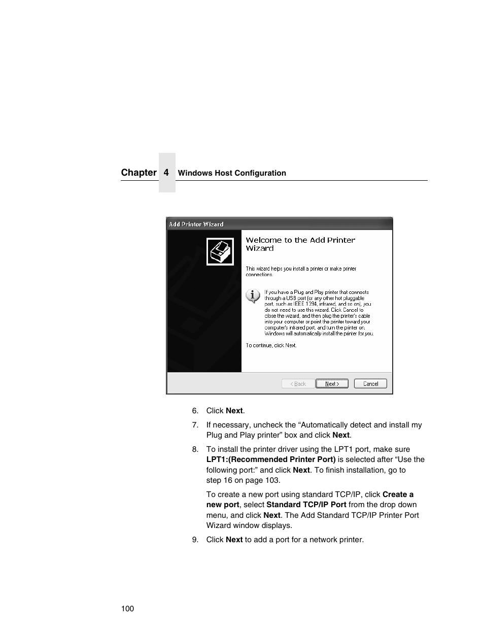 Printronix Integrated Network Interface Card User Manual | Page 104 / 310