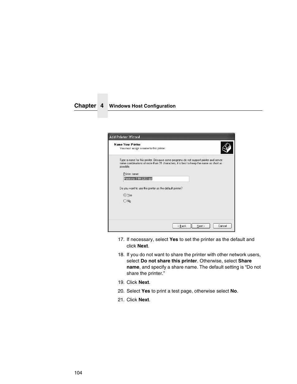 Printronix Integrated Network Interface Card User Manual | Page 108 / 310