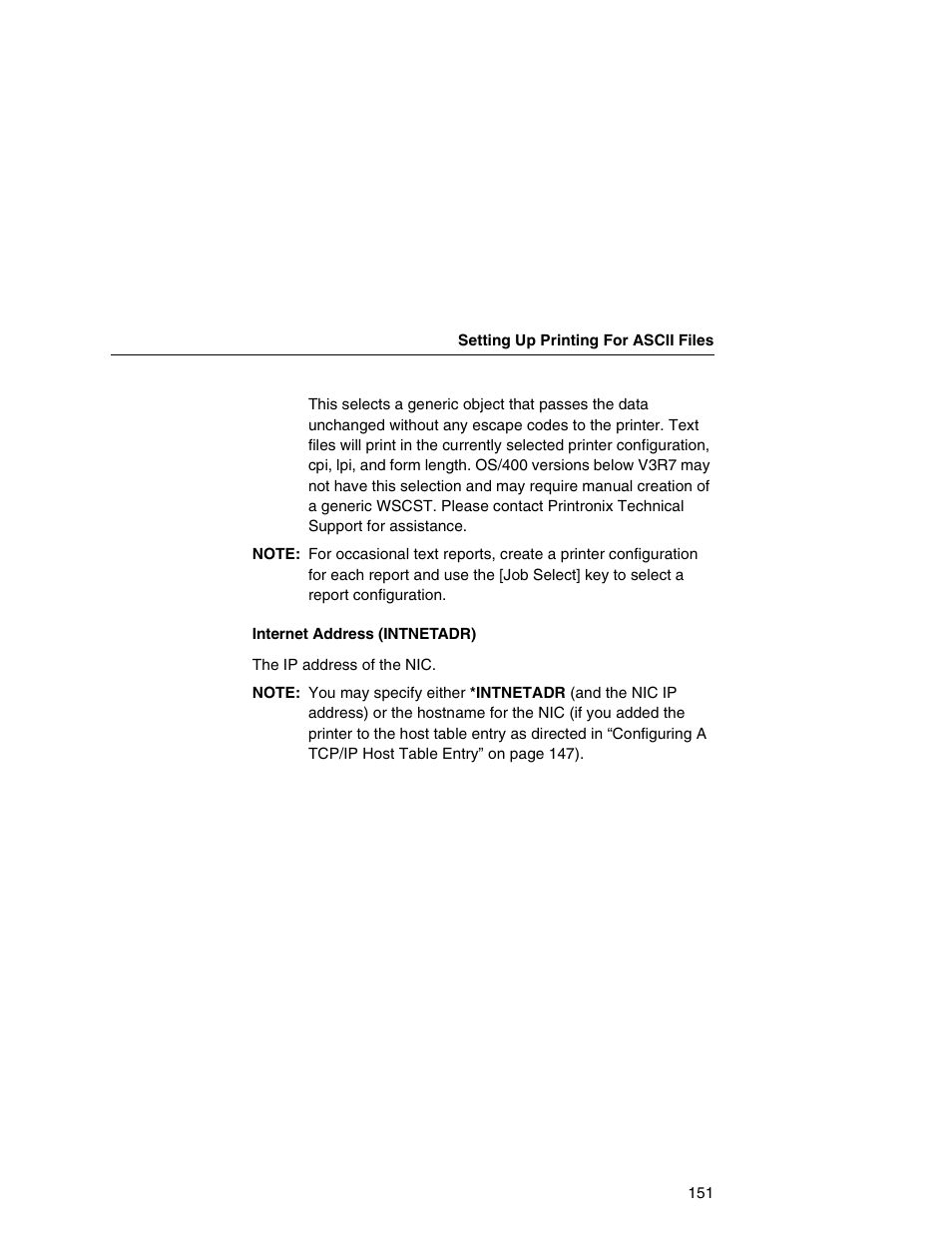 Printronix Integrated Network Interface Card User Manual | Page 155 / 310