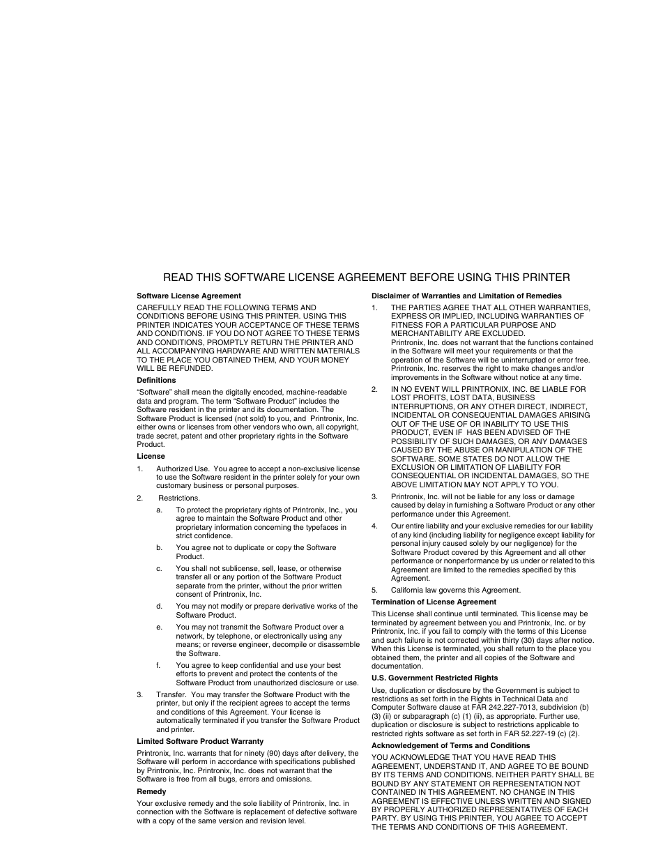 Printronix Integrated Network Interface Card User Manual | Page 2 / 310