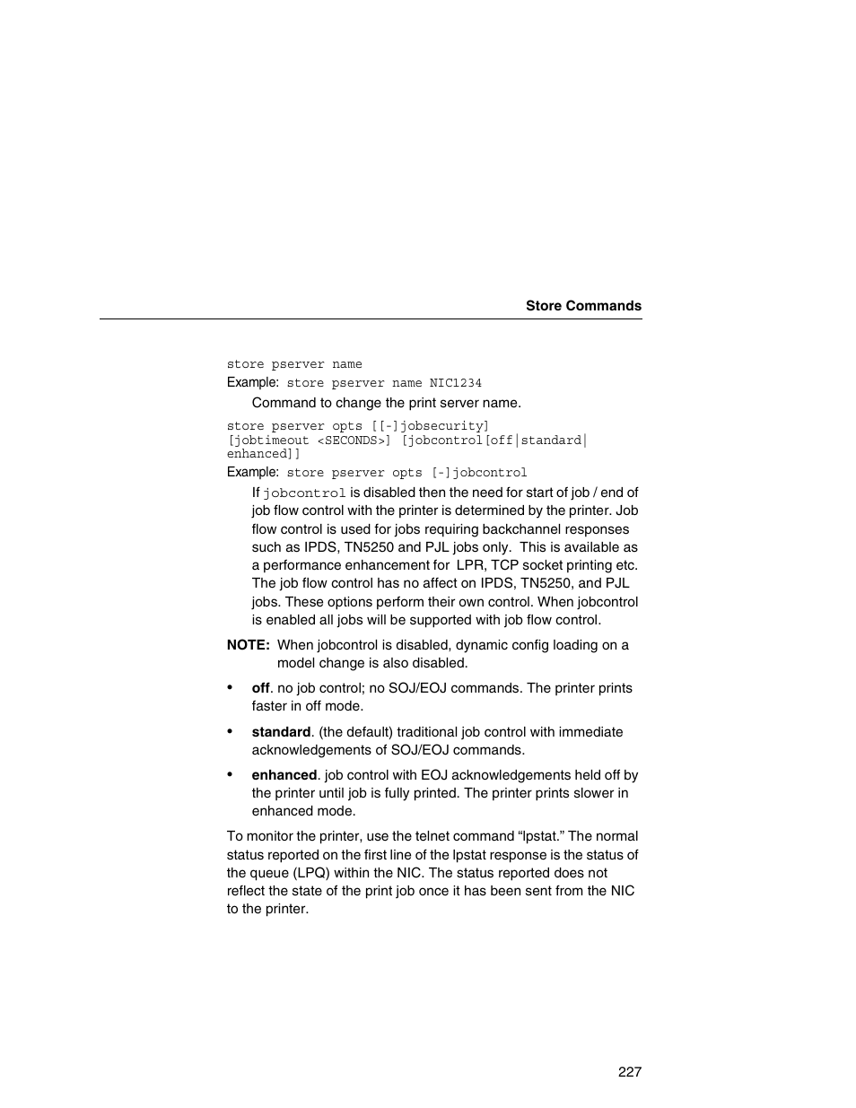 Printronix Integrated Network Interface Card User Manual | Page 231 / 310