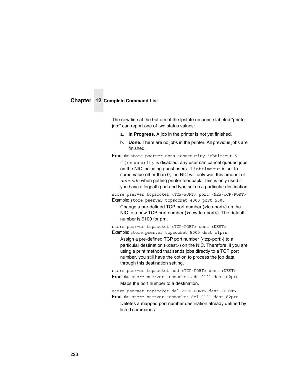 Printronix Integrated Network Interface Card User Manual | Page 232 / 310