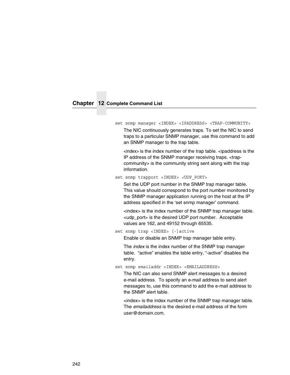 Printronix Integrated Network Interface Card User Manual | Page 246 / 310