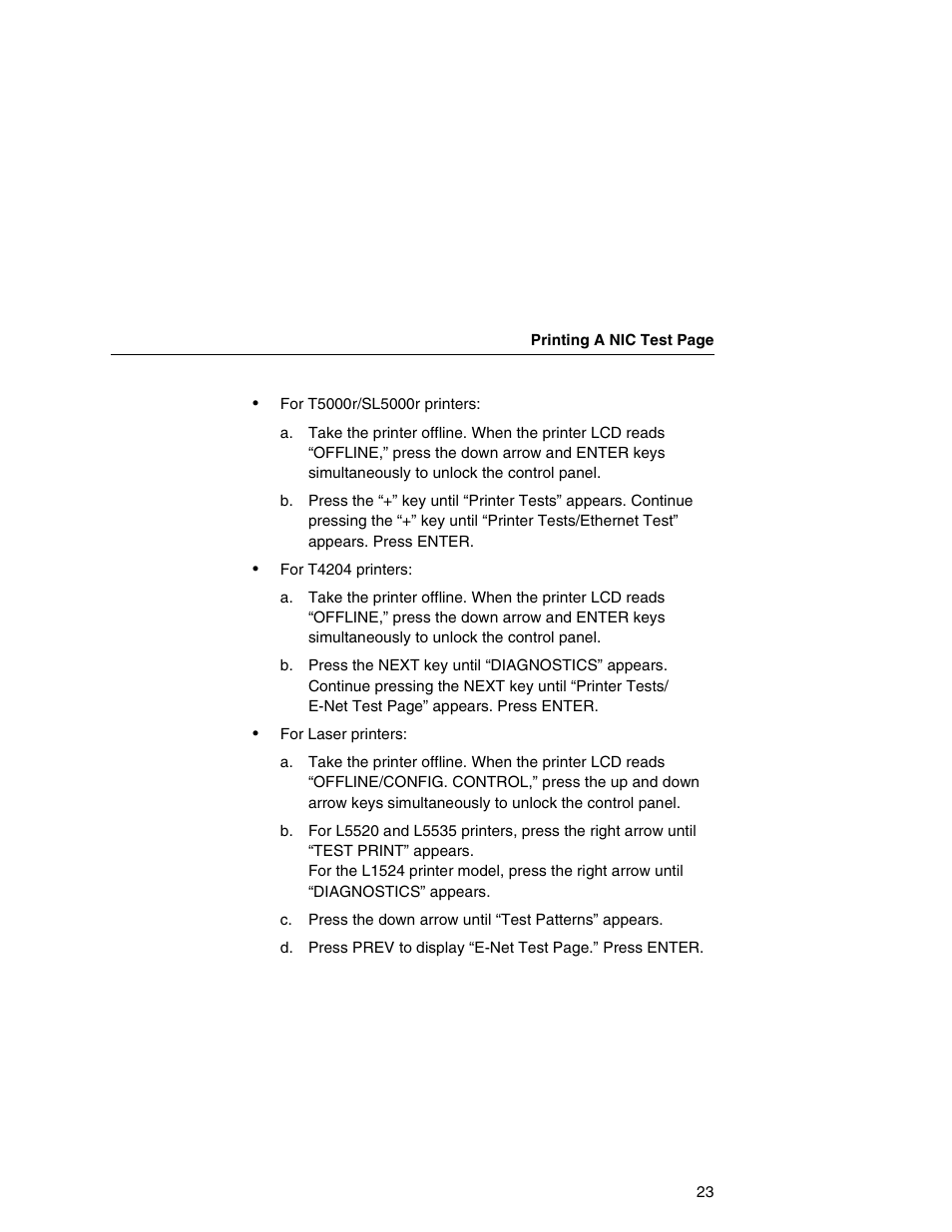 Printronix Integrated Network Interface Card User Manual | Page 27 / 310