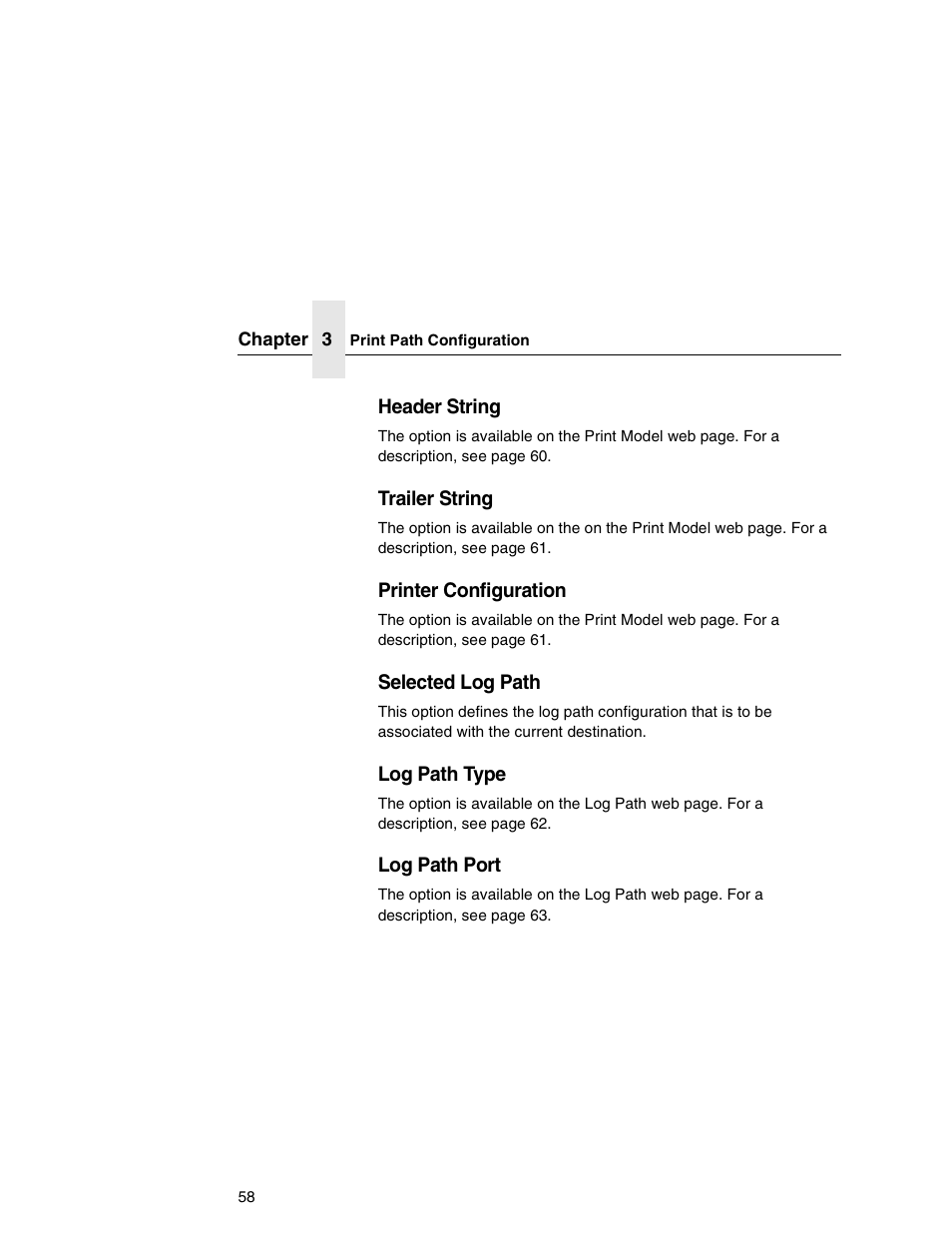 Printronix Integrated Network Interface Card User Manual | Page 62 / 310