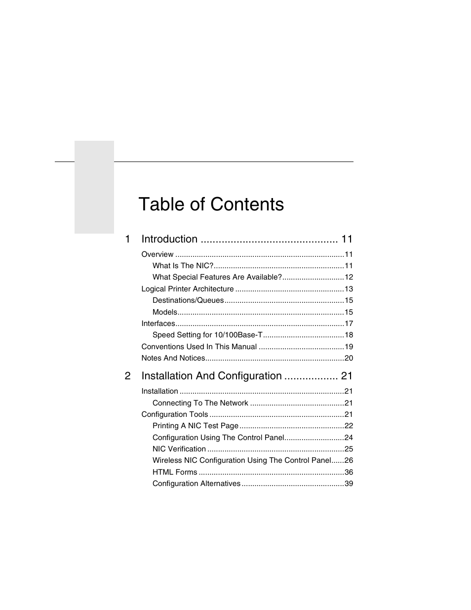 Printronix Integrated Network Interface Card User Manual | Page 7 / 310