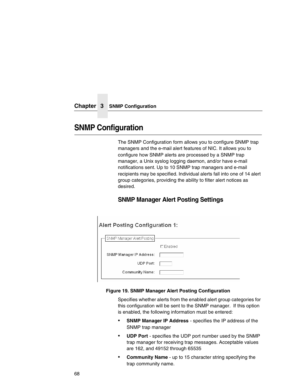 Snmp configuration | Printronix Integrated Network Interface Card User Manual | Page 72 / 310