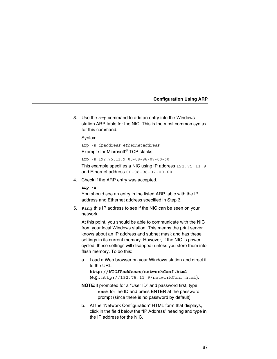 Printronix Integrated Network Interface Card User Manual | Page 91 / 310