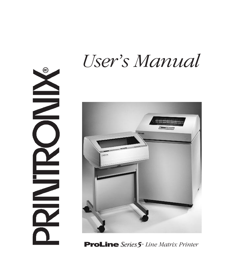 Printronix Series 5 User Manual | 248 pages