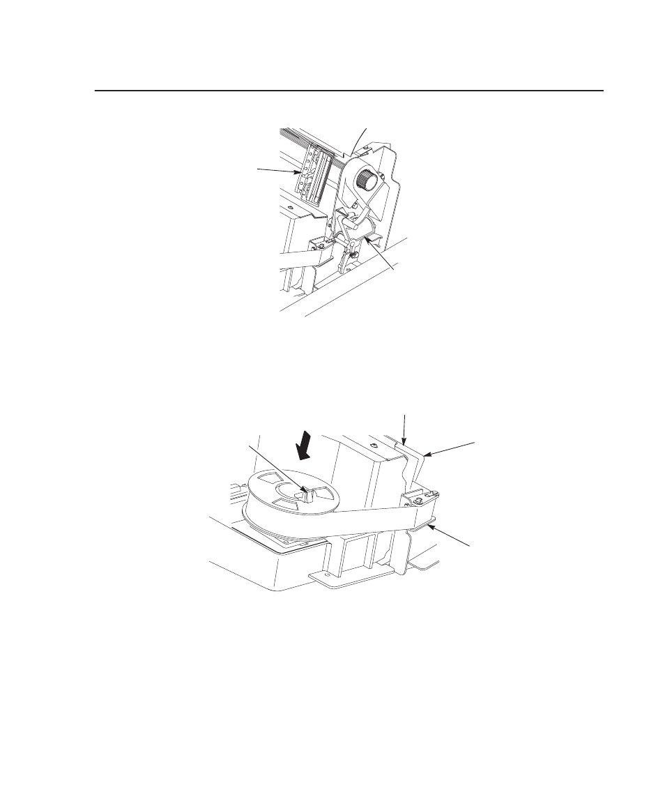 Install the ribbon | Printronix Series 5 User Manual | Page 28 / 248