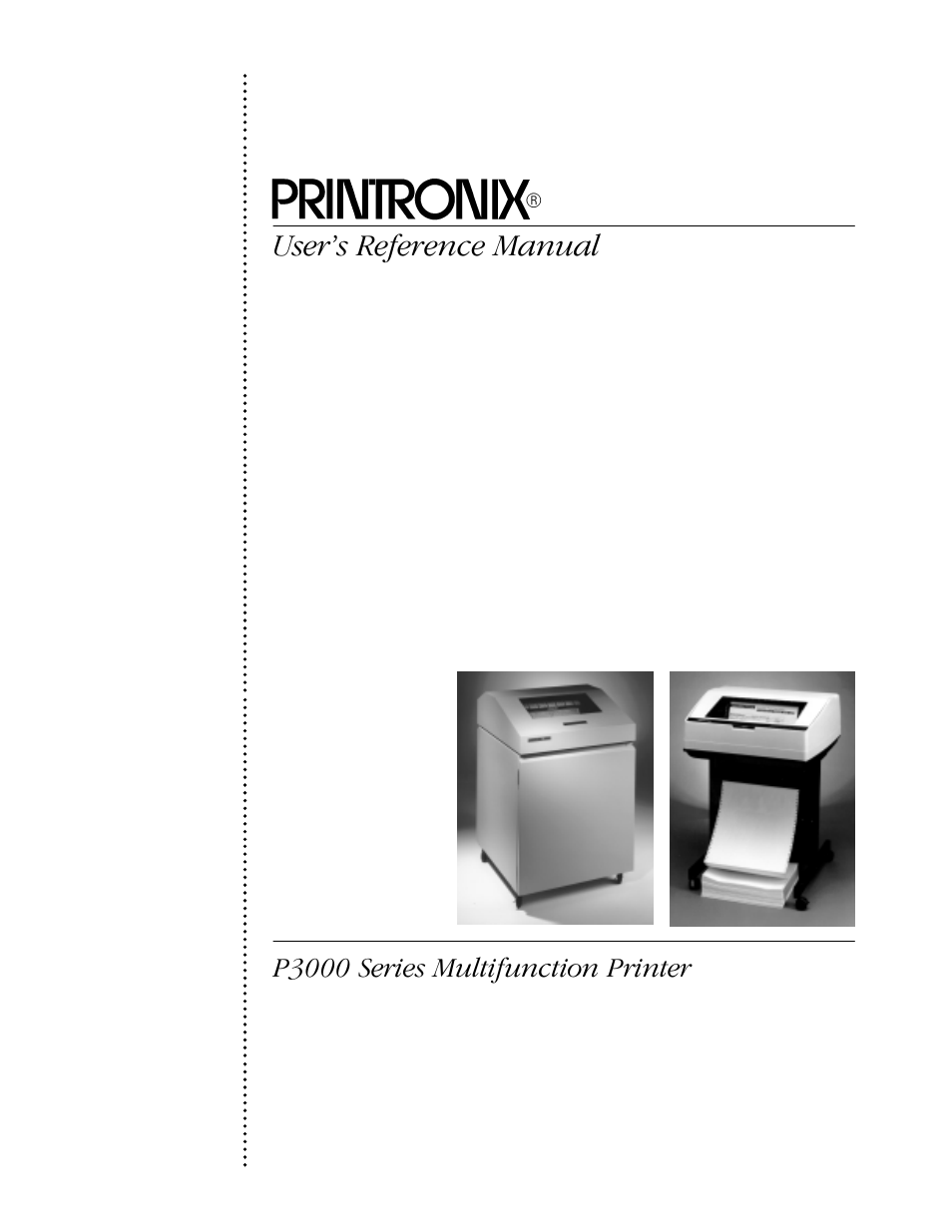 Printronix P3000 Series User Manual | 270 pages