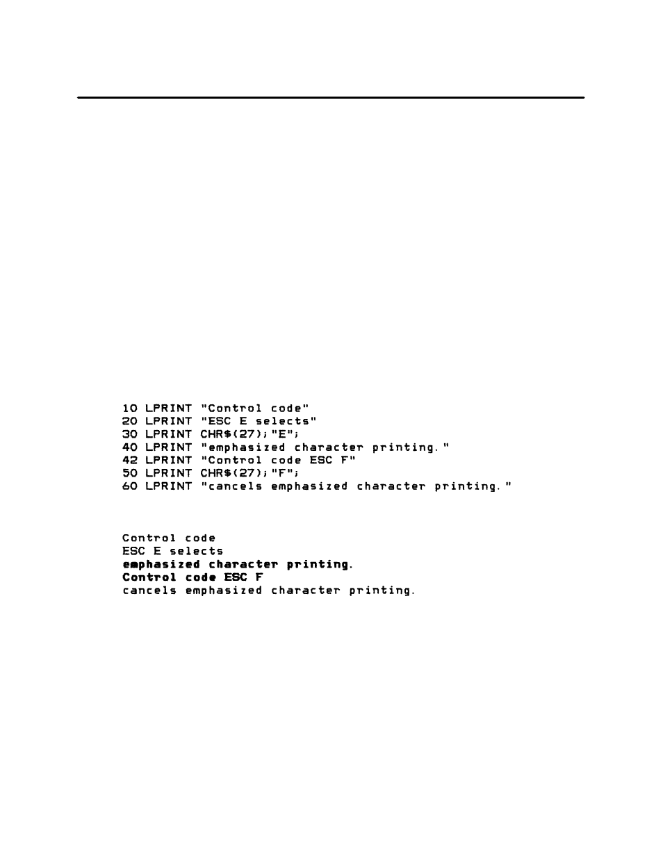 Emphasized print | Printronix P3000 Series User Manual | Page 120 / 270