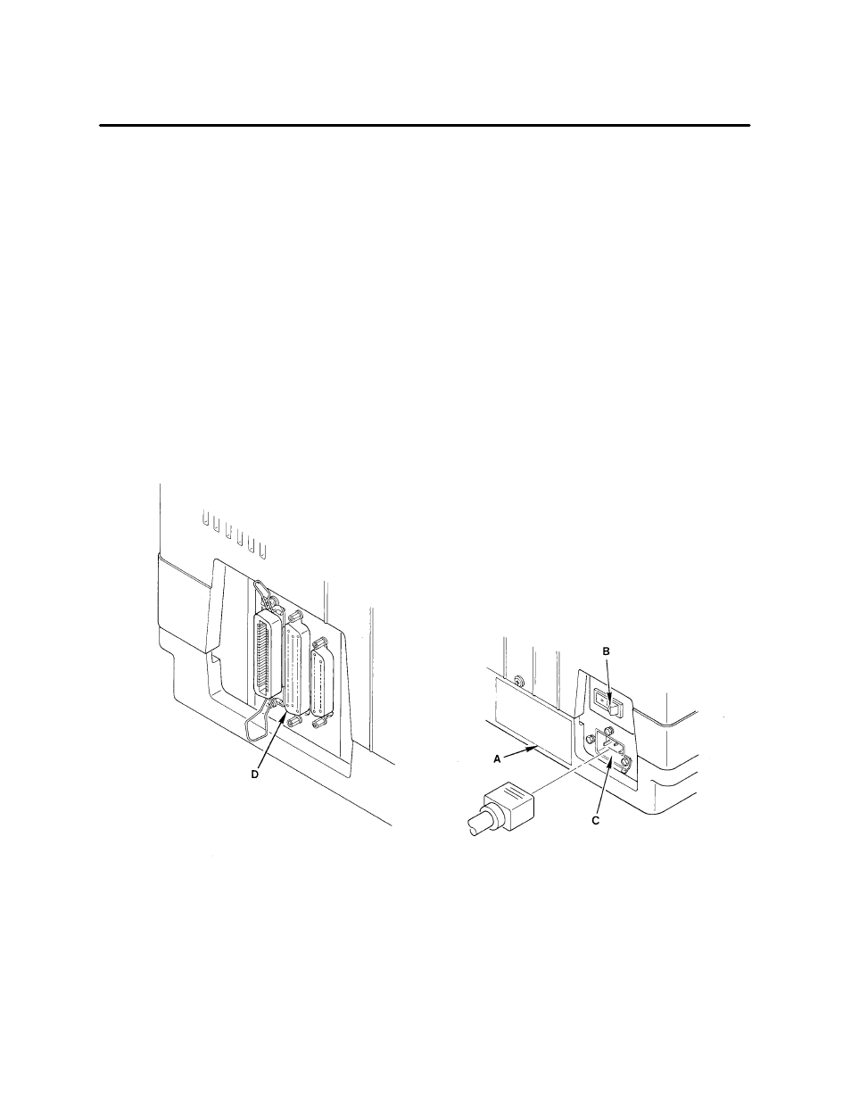 Cable connections | Printronix P3000 Series User Manual | Page 202 / 270