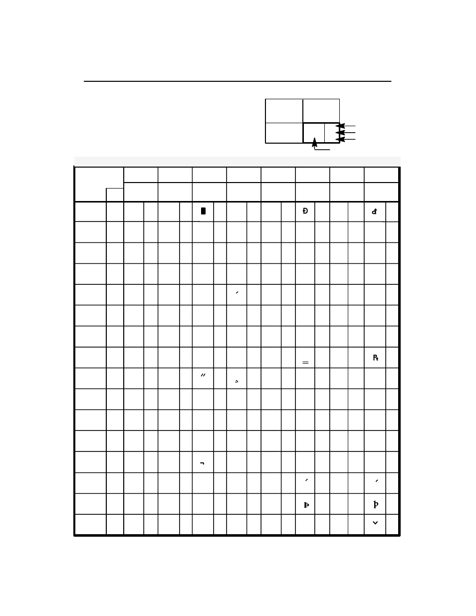 B–13 appendix, Bits, Б н ¿ у ъ | Yy в к n | Printronix P3000 Series User Manual | Page 219 / 270