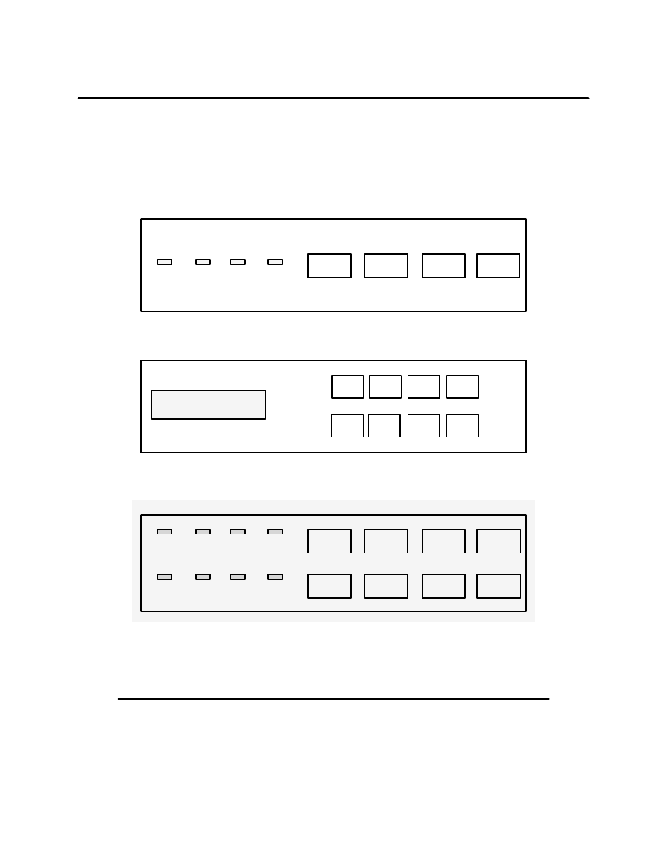 Control panel switches and indicators, Alphanumeric message display, Operation 2–4 | Exterior control panel with the pi–3287 option, Figure 2–2. control panel | Printronix P3000 Series User Manual | Page 22 / 270