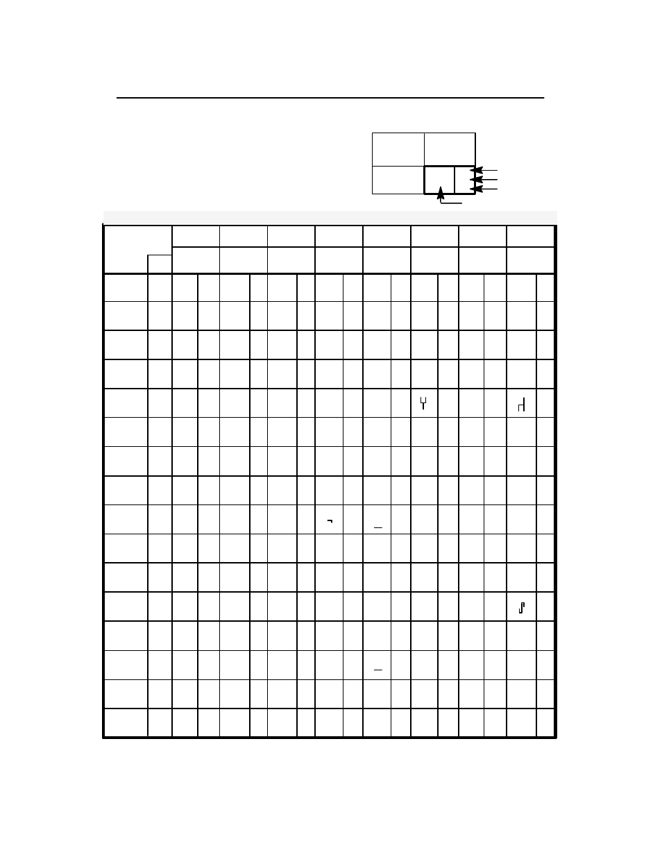 Multinational extended character set in ocr–a, B–21 appendix, Bits | Printronix P3000 Series User Manual | Page 227 / 270