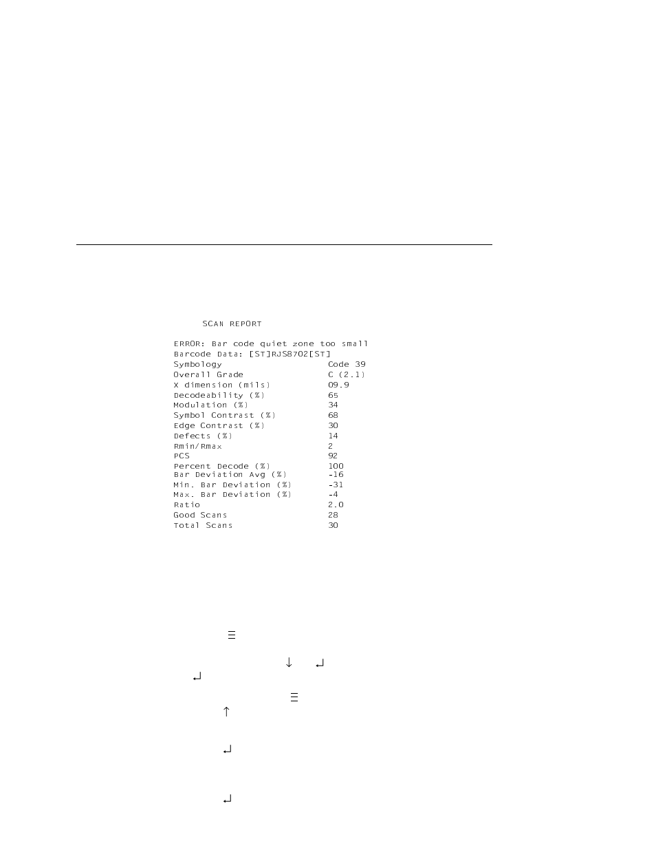 Scan profile | Printronix ThermaLine T5000r User Manual | Page 65 / 102