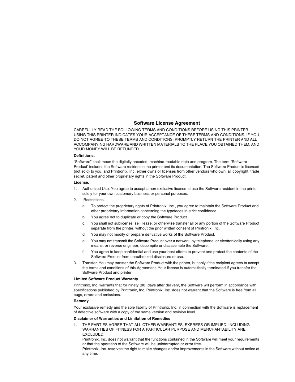 Printronix T5000e User Manual | Page 4 / 76