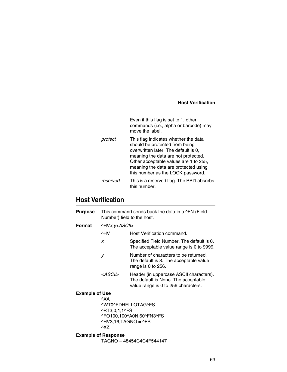 Host verification | Printronix T5000e User Manual | Page 63 / 76