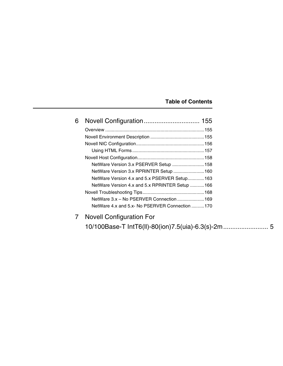 6novell configuration | Printronix Network Interface Card User Manual | Page 11 / 378