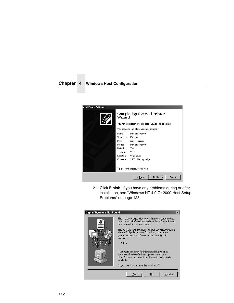 Printronix Network Interface Card User Manual | Page 112 / 378