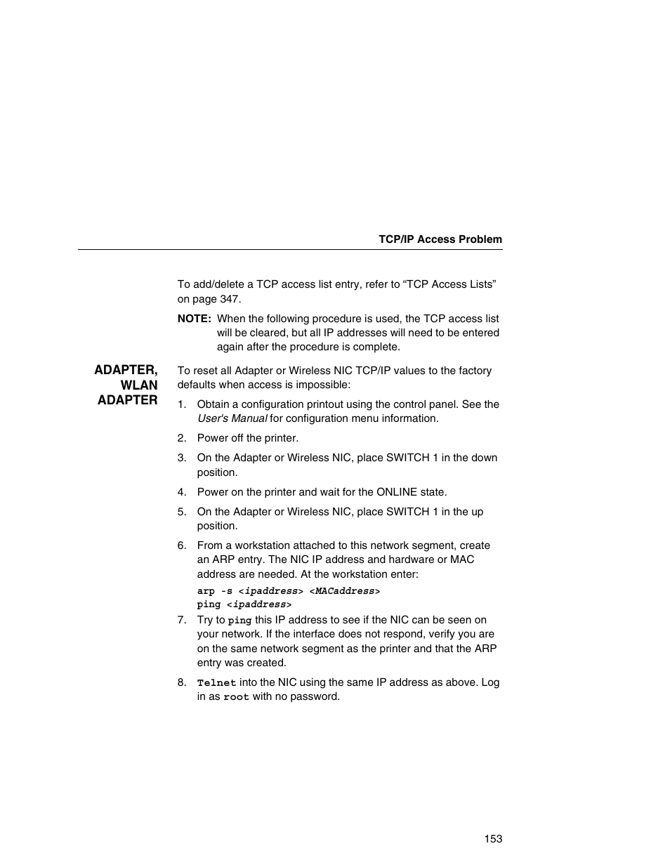Printronix Network Interface Card User Manual | Page 153 / 378