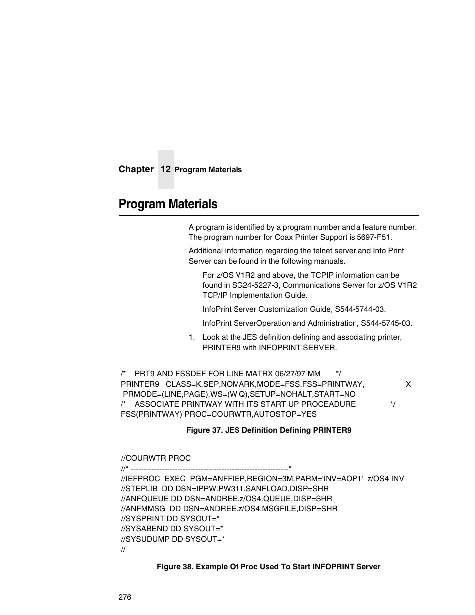 Program materials | Printronix Network Interface Card User Manual | Page 276 / 378