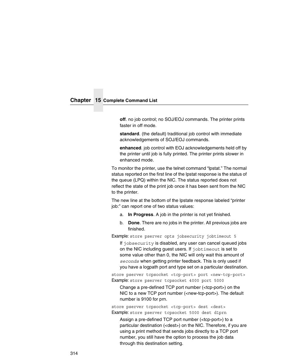 Printronix Network Interface Card User Manual | Page 314 / 378