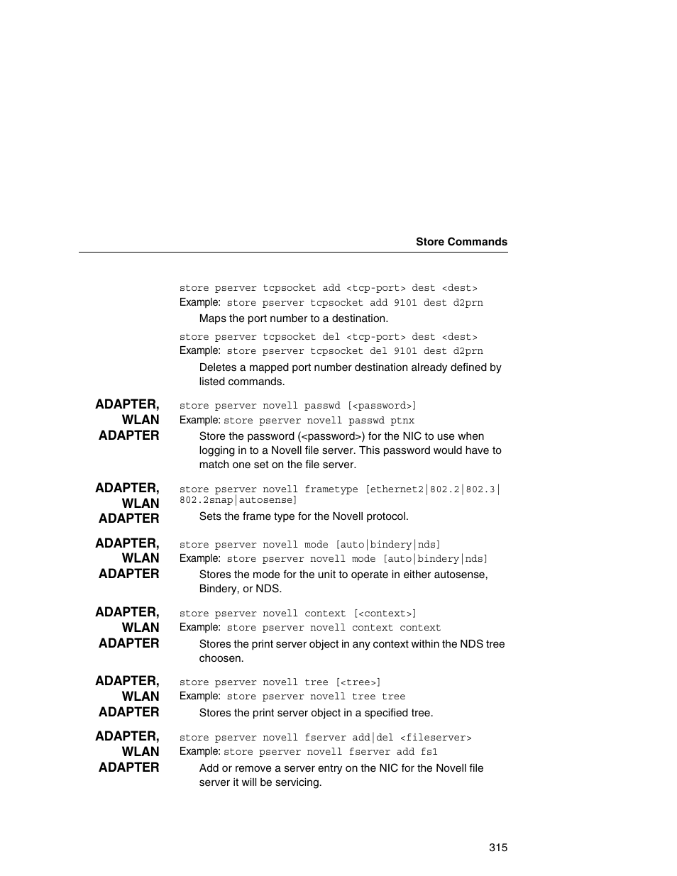 Printronix Network Interface Card User Manual | Page 315 / 378