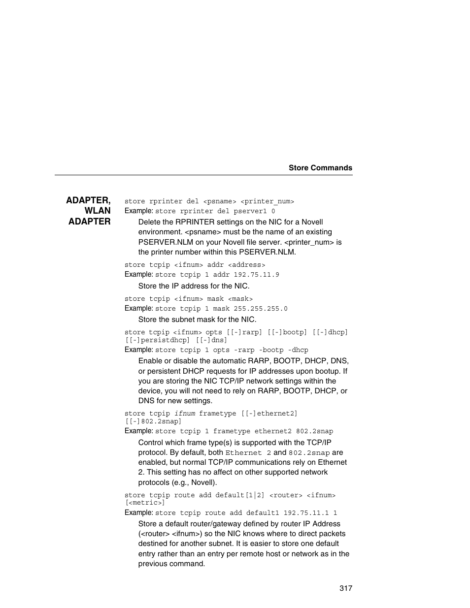 Printronix Network Interface Card User Manual | Page 317 / 378