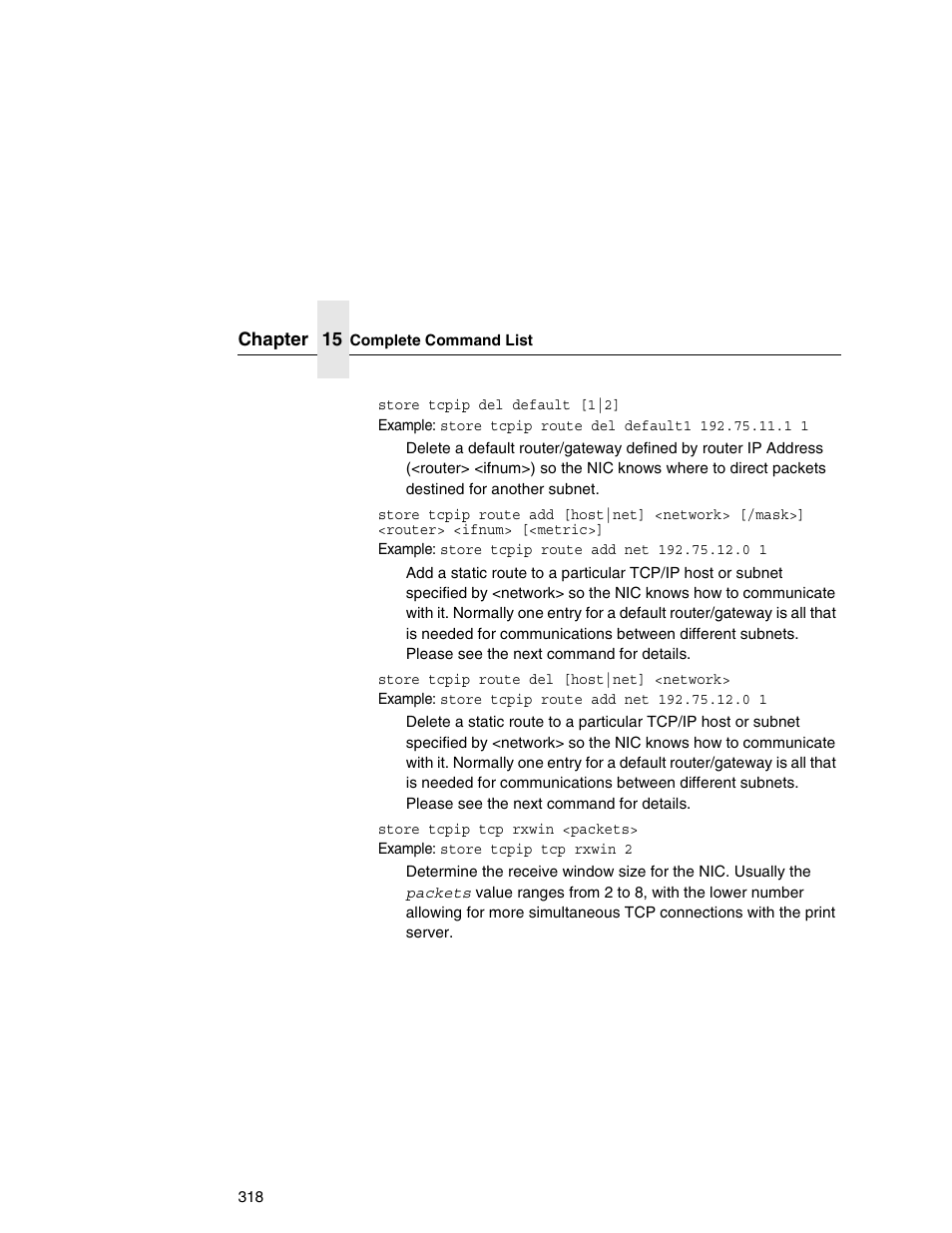 Printronix Network Interface Card User Manual | Page 318 / 378