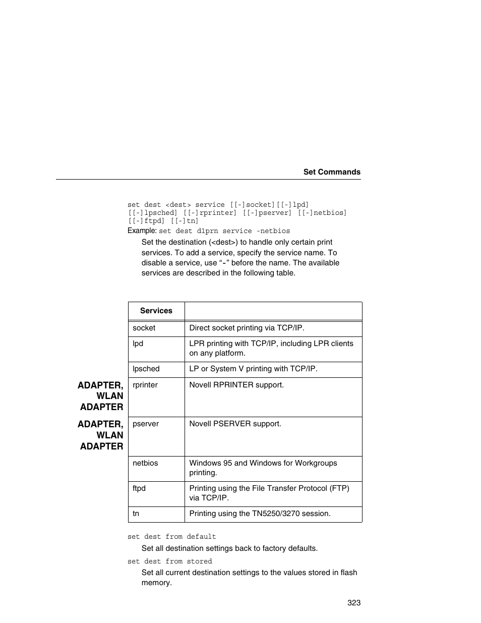 Printronix Network Interface Card User Manual | Page 323 / 378