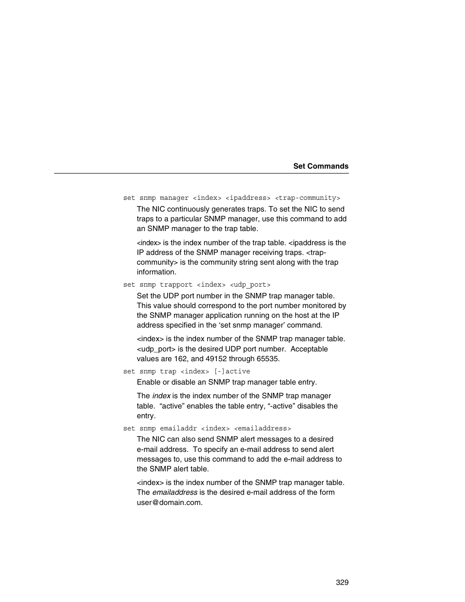 Printronix Network Interface Card User Manual | Page 329 / 378