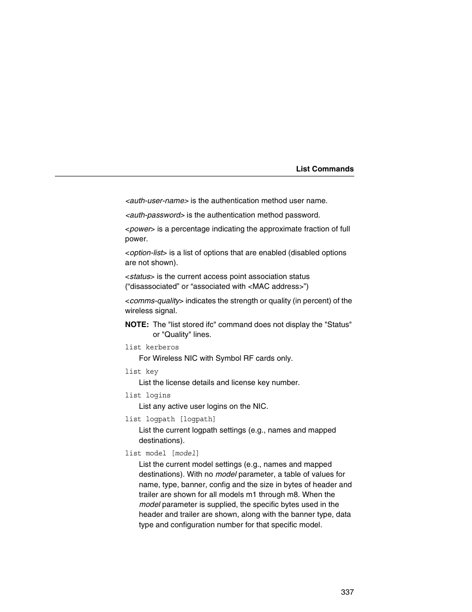 Printronix Network Interface Card User Manual | Page 337 / 378