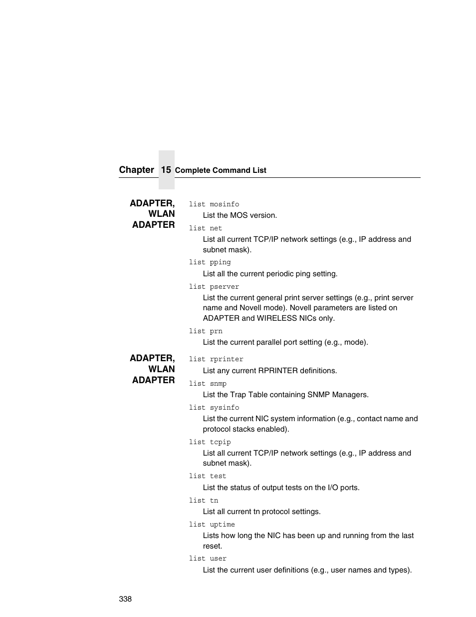 Printronix Network Interface Card User Manual | Page 338 / 378