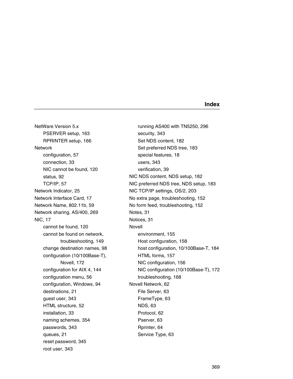 Printronix Network Interface Card User Manual | Page 369 / 378